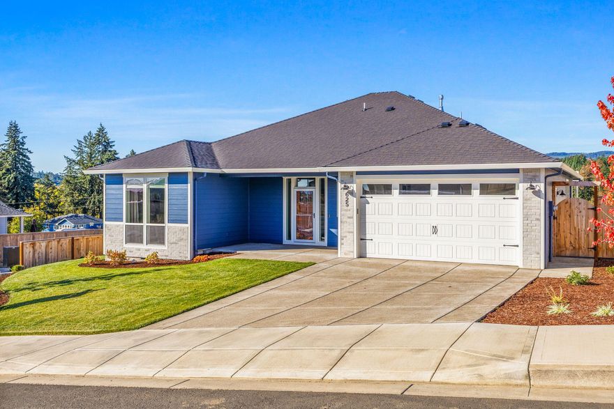 Like-new single-level home featuring 3 bedrooms and 2 baths. Vaulted ceilings and custom finishes create a bright, open feel. Enjoy a spacious tandem garage plus a large backyard with a covered patio—ideal for relaxing or entertaining. A perfect blend of comfort, style, and functionality.