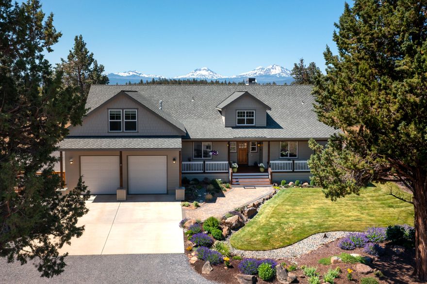 Sit back, breathe, and enjoy this extraordinary home on 40+ acres with amazing mountain views. Exceptional craftsmanship with numerous sliding glass doors and oversized windows, deck with pergola, vertical patio shades and retractable canvas shade system. Master downstairs and 2nd bedroom with ensuite bathroom on main floor. Third bedroom set up as an office and the upstairs media room could also be a 4th bedroom. Open concept living area perfect for entertaining with hickory floors, stone fireplace insert, and beautiful built-in cabinets. The breakfast room has automatic shades and amazing views. Delightful kitchen with granite countertops, and a butcher block island. 3 bay shop with full covered RV hook-up, and ample storage for all of your toys with two separate rooms for woodworking/storage etc. Please contact listing agent or your agent and request a copy of the features list as there are too many great features to list.