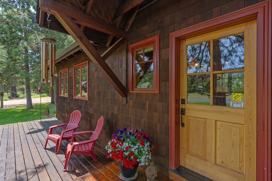 Tucked beneath towering pines, and just 0.3mi from the crystal-clear waters of the Metolius River, this enchanting cabin in the heart of Camp Sherman feels like it was plucked straight from the pages of a fairytale. Cozy, timeless, and full of character, this one-of-a-kind retreat offers inviting indoor and outdoor living spaces. From the moment you arrive, you'll be swept away by the classic cedar siding, charming front porch, and the soothing soundtrack of nature. Warm wood interiors, a stone fireplace, and thoughtful touches throughout make every room feel like a warm hug. Curl up with a book by the fire, sip your morning coffee under the trees, or cast a fly into the legendary waters of the Metolius, this is the kind of place that invites you to slow down, breathe deep, and stay awhile. Perfect as a year-round getaway, a peaceful writer's haven, or a cherished family gathering spot- homes like this don't come around often. This gem will steal your heart.