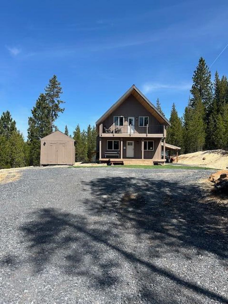 MOTIVATED SELLER:  OWNER TERMS with low interest rate and easy terms!! This NEW Custom cabin was built with quality in mind, located in Diamond Peaks. Home features open floor plan with great room, 1 bedroom, bathroom & laundry room on main floor., The kitchen has stainless steel appliances and butcher block counter tops. Two additional bedroom's & bathroom upstairs with covered deck off bedroom. This home would make a beautiful full time residence or vacation rental. All of this on 1 acre with views of the Cascade Mountain ranges. Streets are paved and maintained year round. Located just minutes from Willamette Pass Ski Resort, Pacific Crest Trail, Odell and crescent Lakes & numerous other mountain lakes.  Enjoy easy access to forestland for all your outdoor activities this area has to offer. Skiing hiking, snowmobiling, fishing, boating.