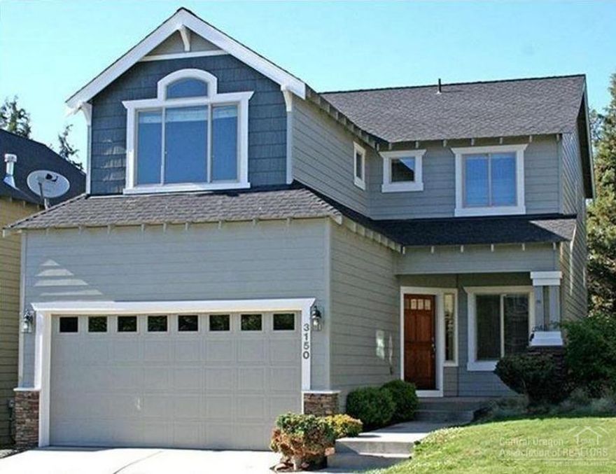 Welcome home to View Ridge just minutes from Bend Pine Nursery and Big Sky Park. Open floor plan features a great room concept, hardwood flooring, and abundant natural light. Large master suite has a soaking tub, tiled shower, and walk in closet. Shaded backyard with mature trees and a patio deck round out this Craftsman style home.