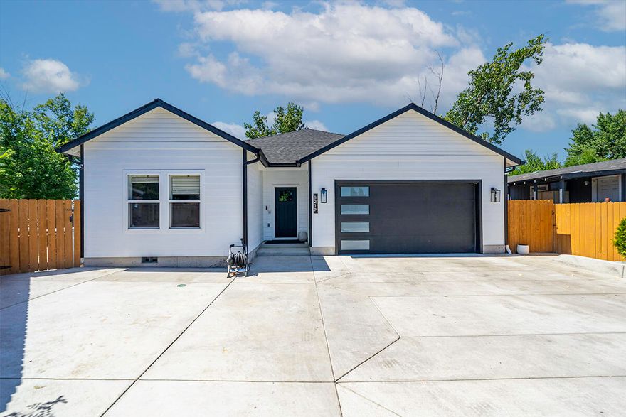 Looking for a newly built home on a large spacious lot that is convenient to everything Southern Oregon has to offer? If so, this is the one for you! Recently constructed as personal home to the builder of BNC Builders, this property features 4 bedrooms, 2 bathrooms, 1818 sq ft, open floor plan, vaulted ceilings, electric fireplace, large kitchen w/ soft close cabinetry, quartz countertops, spacious island, high end appliances, pantry, and instant hot water, primary bathroom w/ walk-in closet, walk-in shower w/ dual showerheads, and dual vanities, attached 2 car garage, composite built deck in the backyard, & much more! Perfect opportunity for anyone that appreciates high end finishes throughout! This one won't last long on the market, so contact your agent today for a personal tour, before it's too late!