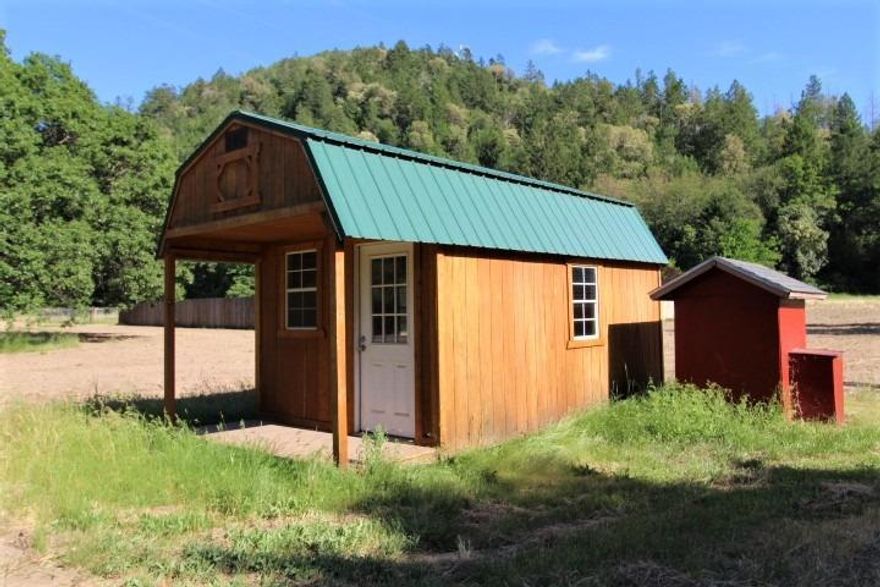 22 acre Applegate Farm with EFU zoning and water rights. Home has some remodeling and ready to live in. Features new kitchen counters, cabinets and appliances. New flooring throughout. Over 5 acres of usable land in irrigation rights all set up for farming. Room for horses or 4-H with 4 stall barn and pasture is fenced and cross fenced. Garden area and established fruit trees. Great location for produce stand.