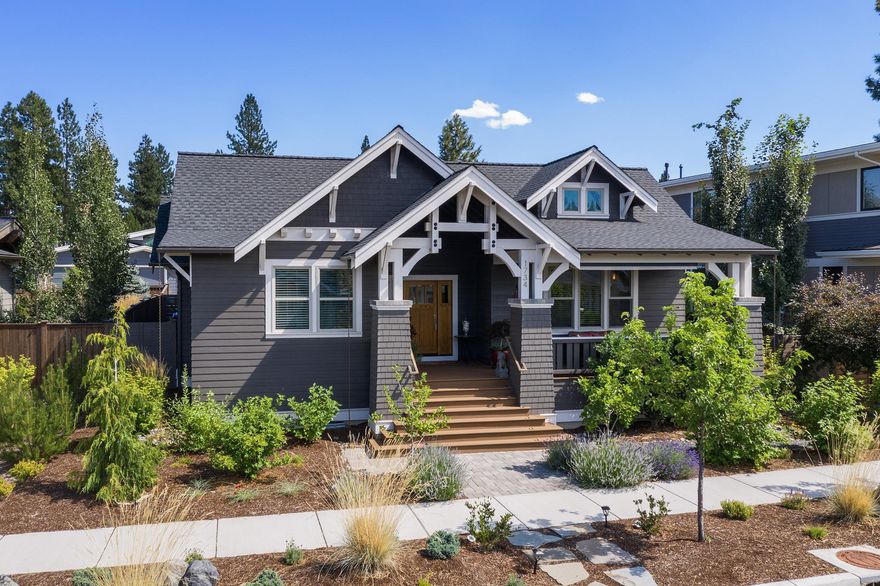 Better than new! This beautiful single level home in Northwest Crossing is a perfect fit for your Bend life style.  Fantastic location! Just 1 block to Discovery Park & close to the new Grove Marketplace, NWX Farmer's Market, restaurants, shops, schools, trails, etc...
Open concept floor plan with vaulted ceiling, stacked stone fireplace, beautiful windows, quality finishes and hardwood floors throughout. Gourmet kitchen with center island, quartz counters, JennAir SS appliances, and 2 walk-in pantries.  This home has 3 bedrooms, 2.5 baths, great storage and a lg laundry rm w/sink. Private primary suite w/lg tiled shower, dual vanity and huge walk-in closet. The spacious outdoor paver patio is perfect for entertaining or relaxing. You'll also enjoy beautiful sunsets with a mountain view from the inviting front porch. Low maintenance landscaping. You won't want to miss this beautiful home! Schedule a showing today or stop by the Open House Fri/Sat/Sun Aug 26-28th from 2-5pm.