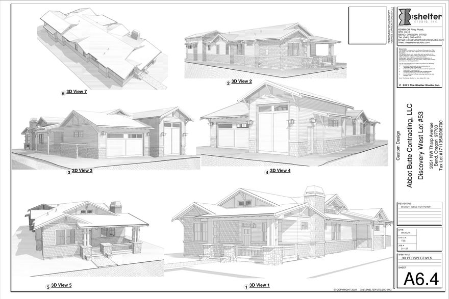 Welcome to 3051 NW Tharp Avenue! A charming craftsman style home built by Abbot Butte Contracting in desirable Discovery West. This inviting single level home offers
1,694 square feet of comfortable living with an open concept, great room floor plan, three bedrooms and two baths. Enter through the covered front porch to the great
room featuring a cozy fireplace and vaulted ceilings which opens to the dining space and kitchen creating a great flow for entertaining. The kitchen boasts stainless steel
appliances, solid surface countertops and generous island. An alley load attached triple car garage with RV/Sprinter bay, perfect for all your outdoor equipment. Discovery
West is thoughtfully designed to provide residents with pedestrian friendly streetscapes and conveniences like restaurants, shops, parks, schools and trails all nearby.