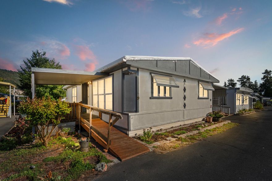 HIGHLY MOTIVATED SELLER, BRING ALL OFFERS! New Roof installed in July of 2025! Your new home has some serious CHARM! Located in the desirable 55+ Country View Mobile Home Park, this 2-bed, 1-bath home offers a smart layout with updates throughout and a surprising amount of space packed into 960 sq ft. The yard is incredibly charming, perfect for gardening, relaxing, or transforming into your own private little oasis. In addition to the garden shed, behind the carport, you'll find a large, well-built workshop with power already in place, ready for projects, hobbies, or extra storage. It's an excellent setup in a pleasant, well-maintained community. There is no need to keep house shopping, you have found HOME! Space rent is $720 per month and includes water. Schedule your showing today!