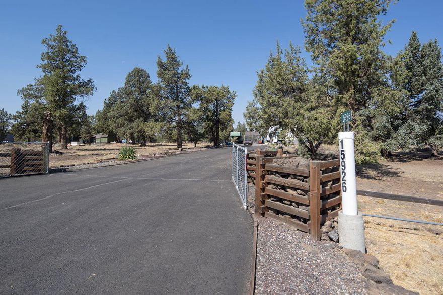 Peaceful & Serene spot for your dream home.  Well developed lot amidst old growth Junipers with beautiful geologic features such as fissures and bowls.  Can have views of Mt. Jefferson with trimming of trees.  Everything is ready to go for building:  well, 1500 gallon septic installed, paved drive and pad set up.  Bid for electric to be done shortly.  Owner has spent many years preparing the lot with an RV pad (including water and septic hookups), paved drive and numerous faucets, lines, etc. already installed.  Sheds and storage areas on the property as well.  If you've been looking for a lot where all of the improvements are ready to go, look no further.  

And all that Crooked River Ranch has to offer:  golf, swimming tennis, hiking, fishing, abundant wildlife and a rich community life located in Central Oregon with tons of recreation, shopping, restaurants and rich urban life nearby.  On south end of ranch for easy on/off access.