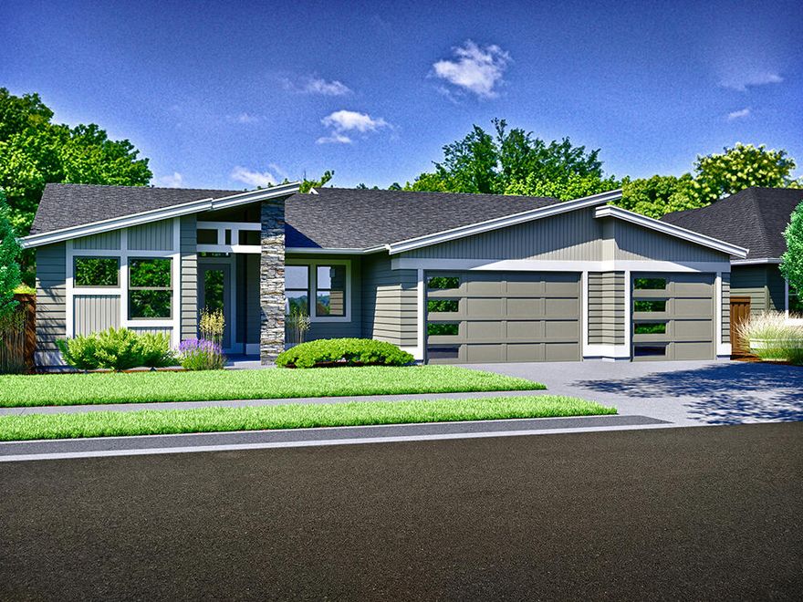 Treeline lot 61 is a beautiful single story 2411 sq ft floor plan brought to you by a local luxury award winning builder. The Malone boasts 3 bedrooms + a flex/4th bedroom, 3 baths and ample open space in the great room. The extra large covered patio is perfect for enjoying the beautiful Central Oregon weather. High-end features like nine-foot ceilings, custom built-in cabinetry, engineered wood flooring in entry, great room and kitchen/dining room, quartz island and countertops with full height kitchen tile backsplash, Kitchen Aid Stainless-steel appliance package with gas range, walk-in shower with tile floor and tile surround (primary bedroom only), and smart home integrations. Come enjoy all the excitement that Bend's west side has to offer with shopping, eateries, recreational trails, Mt. Bachelor, and parks close by. Come live, play, and enjoy! Photos of similar home as this home is in construction.