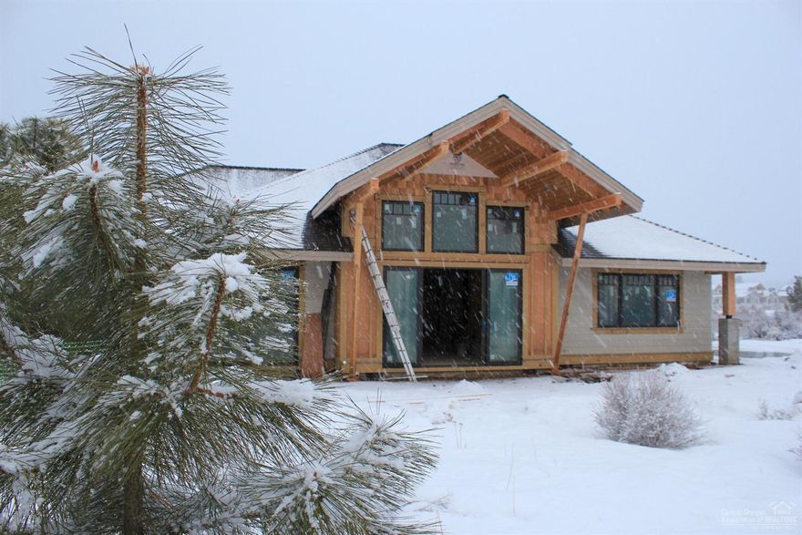 Schumacher Construction is nearing completion on this Tetherow Heath neighborhood masterpiece! Large single level home on over-sized lot. 3 sets of sliders allow access to Mountain View patio sitting on Tetherow's beautiful par 5 13th hole. Slab counters throughout, in-floor heating in master bath, and unique custom finishes. Sales price includes $30,000 Tetherow Golf Membership, also owners can elect to be a social member instead. This home plan has 4 bedrooms, or 3 bedrooms and office.