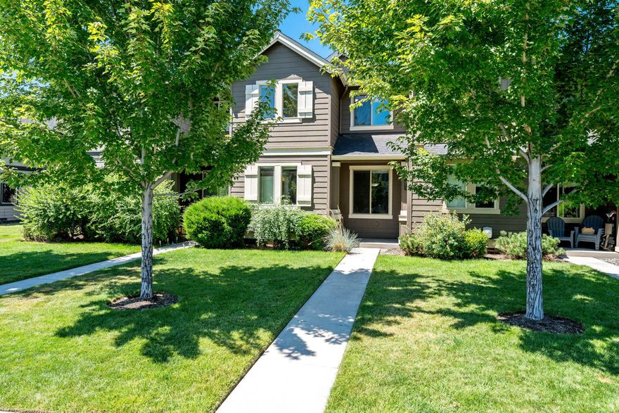 Welcome to this move-in ready 3-bedroom, 2.5-bath home in desirable SW Redmond. Built in 2015, this well-kept property offers 1,473 sq ft of comfortable living space. The open-concept main level features a living room with gas fireplace, dining area, and kitchen with refrigerator included and a convenient eating peninsula perfect for casual meals or entertaining. Upstairs, the spacious primary suite includes a walk-in closet and private bath, plus two additional bedrooms, a full hall bath, and laundry with washer/dryer. Enjoy an attached 2-car garage, and convenient location close to parks, schools, and highway access. Offering comfort, function, and value just 6 min from Redmond airport and 20 min from downtown Bend.