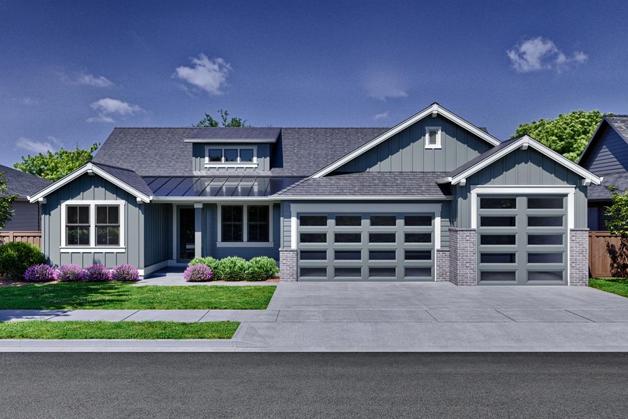 Home site 56, set strategically amongst a beautiful stand of Ponderosa Pines is Collier the newest Pahlisch Homes Signature community in northwest Bend. With nearly all home sites backing green space the feeling here is incredibly peaceful. Situated less than a mile from the shops and restaurants at Northwest Crossing and nearby parks and schools you are close to all the happenings in northwest Bend. Enjoy having all the trails right outside your backyard and easy access to Mt. Bachelor and the Cascade lakes. The Malone floor plan is a favorite with its ideal size and open space. Natural light from the abundance of windows make this home light and bright. With two guest rooms, an office that can double as a fourth bedroom and a spacious primary suite make this home is a perfect size. High-end finishes like JennAir appliances, tile walk-in shower and engineered hardwood floors complete this stunning home.