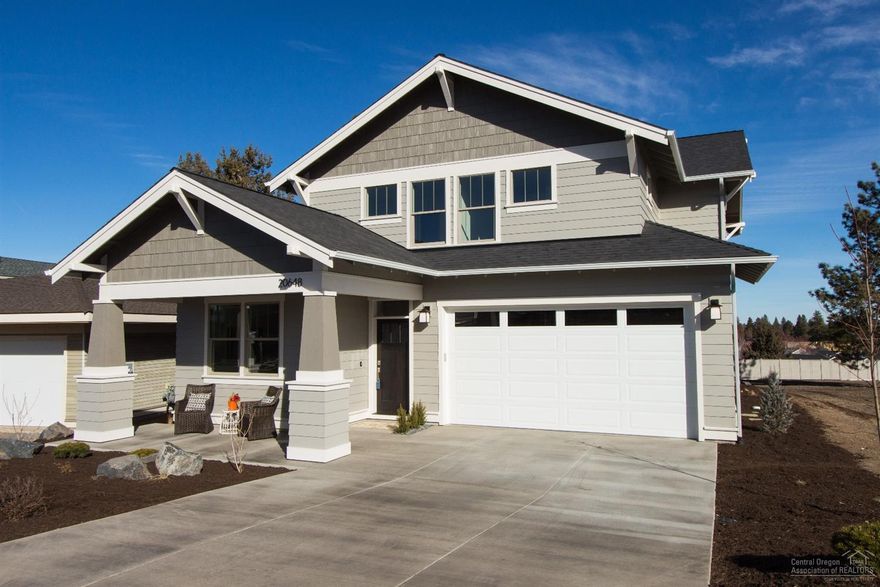 This two-story Craftsman home in Hidden Hills by Sandvigen Construction/Design features a spacious interior w/ multiple activity spaces. The great room extends across the rear and includes a LR gas fireplace and island kitchen w/ decorator finishes. Double doors lead from the foyer to a 4th BR or den/office. The upstairs master suite includes a tile bath w/ walk-in shower. Two additional BRs, bonus room bath & laundry are upstairs. Other features include front & rear covered porches, oversized 2-car garage.