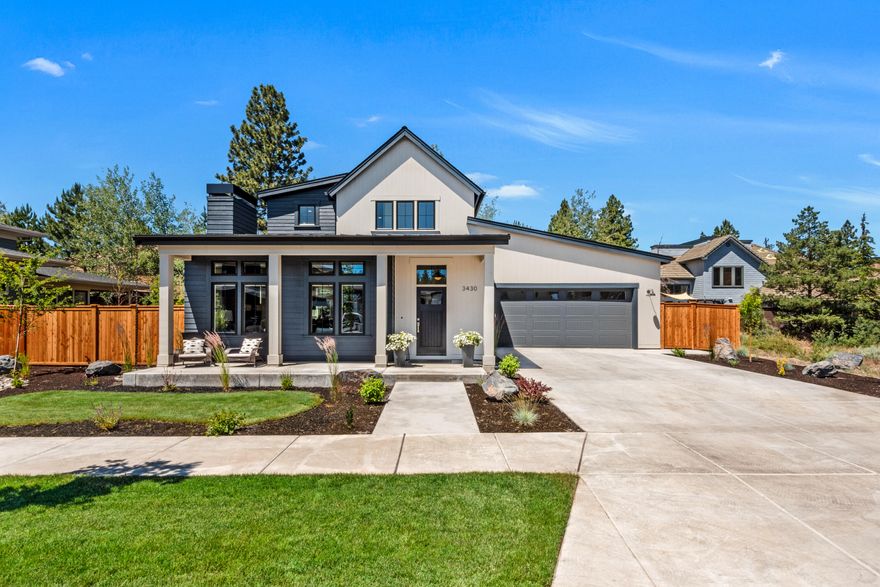 Welcome to Shevlin West, a new neighborhood on Bend's westside tucked in above Shevlin Park and adjacent to Westgate, Three Pines and Shevlin Ridge. Once complete the neighborhood will include 116 custom designed homes, built by a variety of local builders, along with 4 acres of open/park space. Shevlin West has all the charm and architectural diversity of similar neighborhoods like Shevlin Ridge, NorthWest Crossing and Discovery West. Along with superior access to westside amenities, trails, parks and schools. Lot 4 is only a few steps away from the large neighborhood park, with a design from the award-winning Muddy River Designs. A modern farmhouse inspired home with an open layout, expansive great room, dining room and main level resident suite and office. Upstairs features two additional guest bedrooms, bathroom along with a generous bonus space.