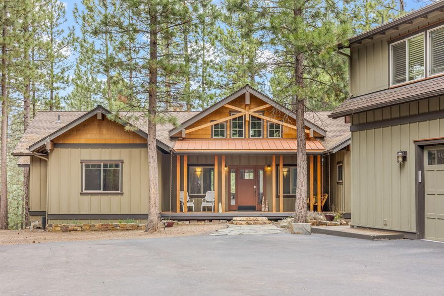 Riverfront home with access to the big Deschutes. This 5-bedroom, 4-bath riverfront escape that blends timeless charm with modern comfort. Nestled along the serene bank of the Spring River, this beautifully crafted home offers sweeping water views from nearly every room, creating a tranquil setting you'll never want to leave. Inside, you'll find a spacious open-concept layout perfect for entertaining, with a well appointed kitchen, cozy living room with fireplace, and large windows that frame the river. The primary suite is a private sanctuary, complete with a spa-style ensuite. The apartment above the garage is perfect for extra income or extra guests. Step outside and enjoy your morning coffee on the expansive deck, spend afternoons kayaking from your private dock, or gather around the fire pit for starlit evenings. Perfect as a full-time residence or a luxurious getaway, this property offers the peaceful pace of riverside living.