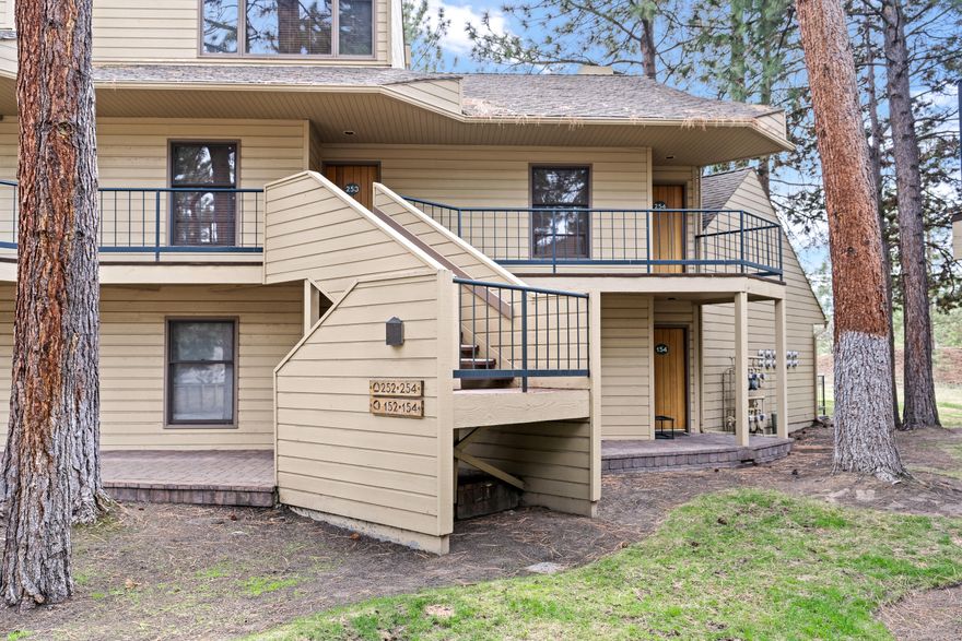 Experience the effortless luxury of this turnkey furnished condo nestled in the heart of Mt. Bachelor Village. Recently renovated to perfection, this single-level retreat boasts brand-new flooring, tiling, newly renovated bathrooms, a cozy gas fireplace, fresh paint, and a fully upgraded kitchen. Dive into resort-style living with access to a pool, two inviting hot tubs, a Fireside room, playground, and the scenic Deschutes River Trail. Whether you're seeking a primary residence, a second home, or a lucrative vacation rental opportunity, this property fits the bill. Just moments away from Downtown Bend, the vibrant Old Mill District, and the tranquil Deschutes River, indulge in the ultimate blend of convenience and relaxation. Plus, with HOA fees covering exterior maintenance, landscaping, snow removal, and a plethora of amenities, every day feels like a vacation.