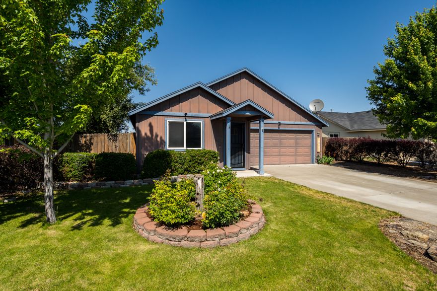 Perfect Starter Home or Investment Opportunity! This charming 2-bedroom, 1-bathroom home offers 1,003 sq ft of comfortable living space in desirable Redmond. Features include central air, a fully fenced yard for privacy and pets, plus a convenient storage shed. The property boasts established garden beds perfect for green thumbs and low-maintenance landscaping. Clean and move-in ready. Located just minutes from Diamond Bar Ranch Park. The affordable price point makes this an excellent opportunity for first-time home buyers or investors seeking solid rental potential in Redmond's growing market. Private yard offers great potential for entertaining. Don't miss this gem in a convenient location with easy access to Redmond's amenities and Central Oregon's recreational opportunities. Schedule your showing today!