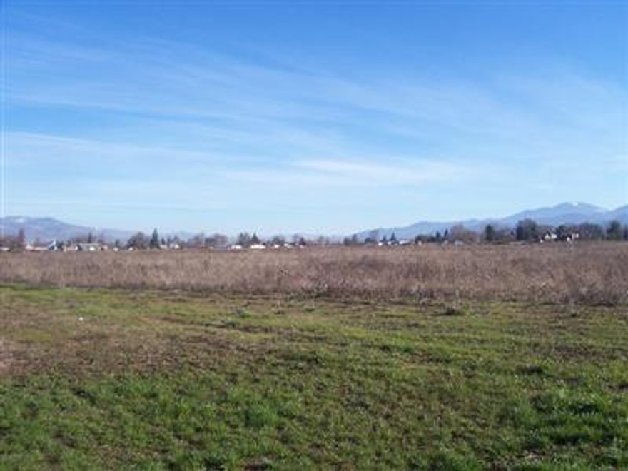 Great development opportunity in desirable Oak Grove area west of Medford, OR. 14.18 level acres in Medford's proposed Urban Reserve for Future Growth area with infrastructure in place to support a planned 60+ lot subdivision. At less than $134,000 per acre, this is a great opportunity. Once included in the UGB, price will increase. Information packages available upon request. Seller will consider all offers.