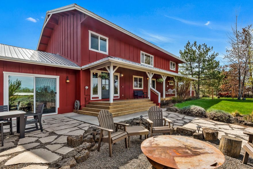 Looking for your own private oasis just minutes from town? Look no further! This exceptional property in SE Bend offers the perfect blend of privacy, space, and convenience just a short walk or roll to the brand-new library and all the exciting amenities of the upcoming Stevens Ranch Development.
Step inside to a light-filled, open floor plan with vaulted ceilings and rich wood accents that create a warm, welcoming atmosphere. Enjoy breathtaking views of Mt. Bachelor right from your living room or sip your morning coffee on the serene, private front paver patio and soak in the peace and beauty of nature.
New HVAC system, has dual electric and hepa filtration ensures year-round comfort. The dedicated workout room is one of the best home gyms around.