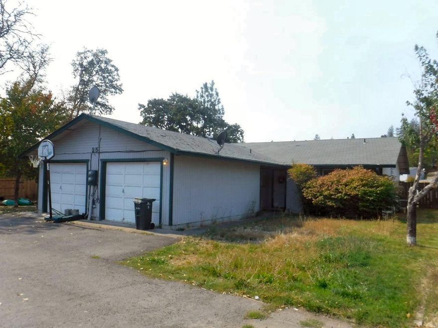 Each duplex features 2-bedrooms, 1-full bathroom, 1-half bathroom, 1,020 sq. ft. and attached garage. Great rental history - Shady Cove has low vacancy rate.