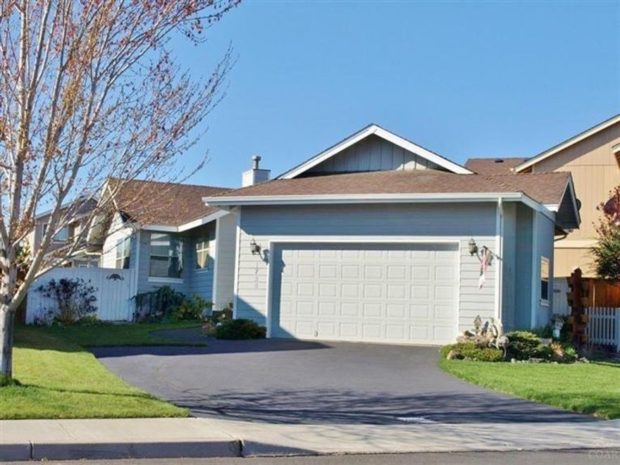 If you are looking for wonderful outdoor living in a smaller space, this single level home is for you! The covered deck & over-sized patio are surrounded by lush flower beds & garden space. Fully fenced, south facing yard is pristine & lovely with a varied of plants, bulbs & sprinkler system. A large storage shed for garden tools is included. Kitchen has large pantry & tiled island. Good bedroom separation. Don't miss this one with its meticulously maintained yard. It's a real treat!