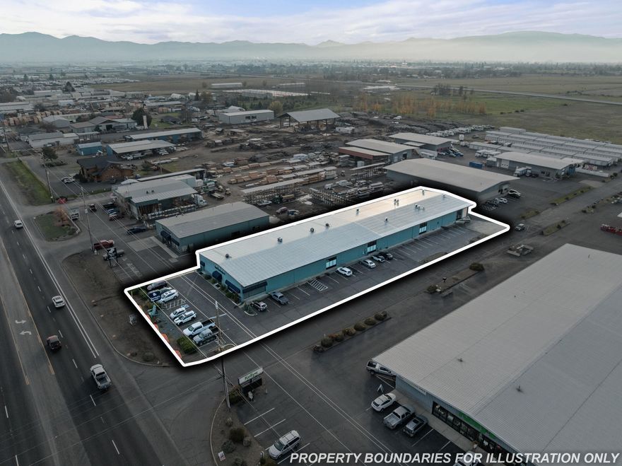 Crater Lake Hwy Frontage 21,000 Sf. Building For Sale or Lease.  The Light Industrial Zoning and large open floor plan allow for a variety of uses.  Asking price is NNN.
 
Notice:  No warranty or representation, express or implied, is made as to the accuracy of the information contained herein; all information contained herein is subject to change, errors, and is subject to your independent verification.