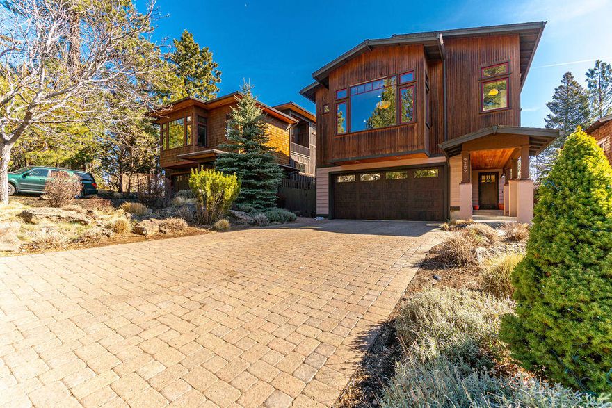 This craftsman style home is located in prime Northwest Bend minutes from the Deschutes River and all that Westside Bend has to offer.
Upon entering the home, you will be greeted by grand tall ceilings and real wood flooring. There is a loft/office area located on the 3rd floor.
The private master suite features a gas fireplace, large walk in closet, tile shower, double vanity and soaking tub. With over 2818 SF, this
home offers solid core stained doors and trim throughout, stunning kitchen cabinetry, a New LG smart fridge, 6 Burner 48 inch Viking
Range and Range hood, Built in cabinetry in the living room, many large windows that bring in tons of natural light, two 2nd story patios,
lots of storage, New Garage Door, New Heat Pump, AC, Central Vacuum System, oversized water tank and a Laundry Chute. The exterior was masterfully
crafted with the stunning wood accent wall on the front of the house! There is a 3 car garage and a large brick driveway that can fit up to 4
cars or an RV.