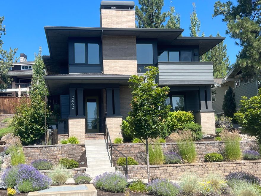 Incredible 3Bdr, 2.5 bathroom Northwest Crossing home built in 2015 that has been completely remodeled with contemporary finishes including new kitchen with quartz counters and backsplash, Thermador appliances and rift sawn oak island, two new bathrooms with cement tile and Restoration hardware cabinetry, French oak hardwood floors, custom iron railings and all new RH lighting throughout. The home flows beautifully to several patios with water features and gas fire pit to enjoy the outdoors in this fabulous westside location within a short walk to farmer's market and all NWX activities.  Walking distance to walking/biking trails, parks, restaurants, and a short drive to skiing at Mt. Bachelor.  See attached list of current upgrades.