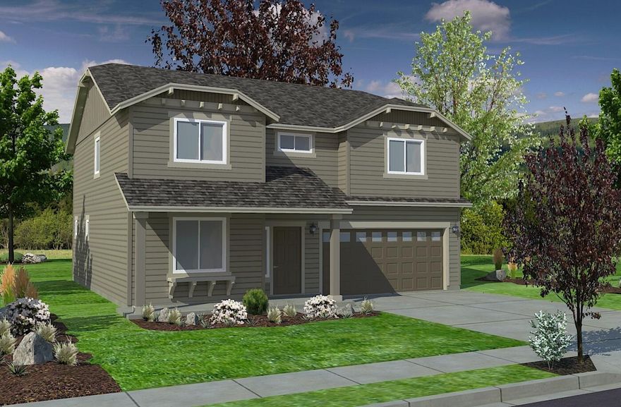 New Season, Big Savings! Get up to $20,000*. Contact us to learn more!  Buildable floor plan, ask about available features & upgrades! Photos of similar home & not indicative of included features.  Canyon Ridge in NW Redmond is located near the Dry Canyon trail system with close proximity to Hwys 97 & 126 allowing you access to everything Central Oregon has to offer.  All this plus a community park right outside your front door.  At 2211 square feet, The Timberline is the perfect home for those in search of a brand new home that offers space and versatility in a two-story plan. The living and dining rooms share an impressive space overlooked by the open kitchen which features ample counter space, cupboard storage and a large pantry. The versatile formal living room space may be converted into an optional den or fifth bedroom - with or without a full bathroom addition.