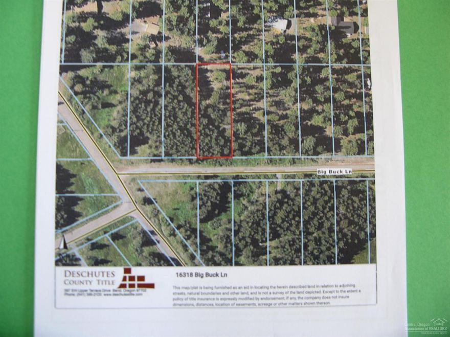 Huge 1/2+ acre lot located near the Big Deschutes River. Priced to sell!! Gorgeous lot!! Buyer to check with the County to explore all options for the property. Selling as a group with MLS#'s 201810334 & 201810315 for a package price of $40,000 for all 3. Signs were removed from all the lots on Big Buck Lane we listed. Use the map provided. Seller will carry with 8% interest for up to 3 years.