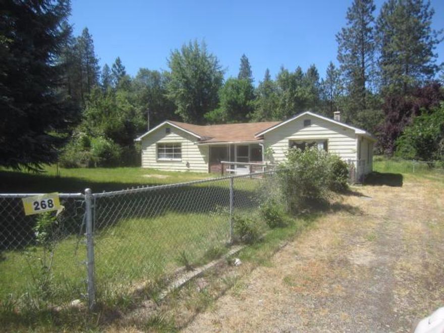 Spacious living area. lots of natural light. Good size kitchen. Home sits on .35 acres. Could be good investor property.