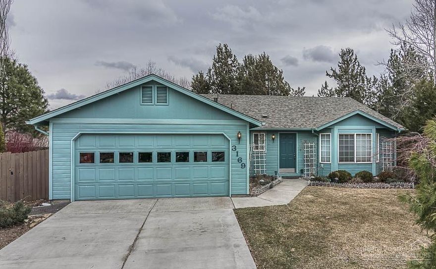 Checks all the boxes. Clean single level, freshly painted on a quiet cul de sac near park and services. Tree shaded deck surrounded by mature landscaping with water feature. Room for RV in side yard with some modification. Central heat and A/C.
