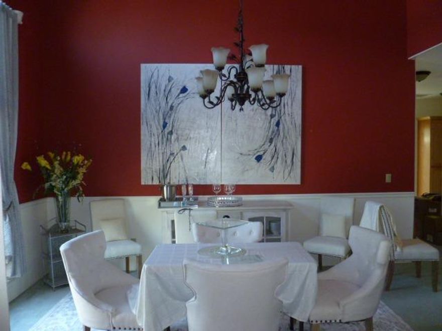 Remodeled Single Story with Awesome View off Patio Deck, Grey Granite Counters and Island, Walk-In Pantry, New light fixture above Island, Kit Nook, Family Room New Ceiling Fan, New 9 light fixture in Formal Dining, Living Room Bookcase, Master Slider/W new drapes, large walk-in closet, New Mirrors in MB. Hall bath has sky light, New Drapes in 2nd and 3rd Bed/office, Garage floor epoxy. Auto sprinklers Fr/Rear. Three producing fruit trees and grape vines.