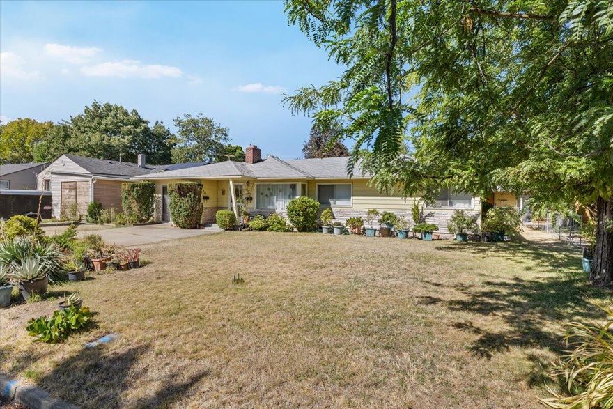 Two homes on one lot in South Medford with an attached studio! This is a rental that cash flows! The front home offers a 3 bed, 1 bath ranch style stick build of nearly 1600 square feet of space with a private patio and plenty of backyard space! The second home includes 610 square feet with a 1 bed,  1 bath and a designated carport/ garage for storage. Finally, the attached studio comes with its own kitchen, laundry set-up, and full bathroom.  Zoning may permit for more units - please verify with city/ county. Additionally, the property has alley access, ample parking, and is ideally located near schools, shopping, medical facilities, and commuter routes.  Whether you're looking for a multi-family set-up or to add another rental to your portfolio, enjoy immediate cash flow with room to increase! Don't miss the chance to own an affordable 3-unit property with future upside in South Medford!