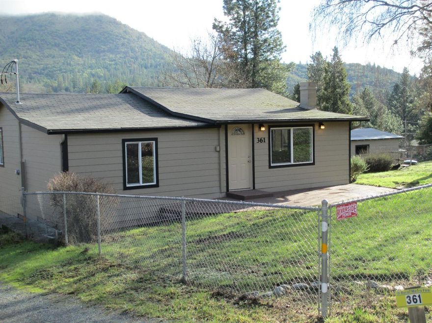 Nice location near end of road. Cute home features 3 bdrm, 1 bath w/new kitchen cabinets, granite counters, new appliances and new carpet. Large laundry/hobby rm. New paint in and out. Dual pane windows. Fully fenced lot w/shop in as is condition. Listing agent related to Seller.