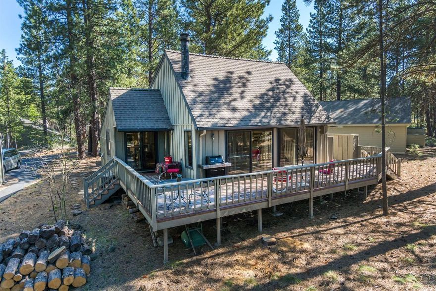 Great location, short walk to the Village Mall & SHARC. The bike path is just out the back door. Features rock fireplace w/wood stove insert, vaulted ceilings, operable skylights, floor-to-ceiling windows, breakfast bar w/built-in stools, granite counters & lots of storage. Two bedrooms w/large sleeping loft & master on the main. Large deck w/a perfect spot for your hot tub! SHARC assessment paid in full. Fully furnished, turnkey and ready for new owner to enjoy the summer & Winter sports!