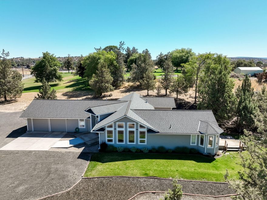 Active w/contingency, still showing and reviewing offers. 1st time on market! This custom home offers 3 beds, plus office, 3 bath, 2847 SQ ft one-level living with stunning Cascade Mountain views on 4.4 acres. Built in 1994 by the original owner, this home showcases quality craftsmanship and thoughtful design throughout. This property features a spacious great room, formal living room, large laundry/mud room, and a custom primary suite with his/hers closets, and so much more. Quality finishes throughout-wood-wrapped windows, hardwood floors, freestanding gas stove, central vac. Low-maintenance landscaping, new roof in 2024, oversized double garage. No CCRs or HOA restrictions. Plenty of space for boat, RV, and other toys. Peaceful setting just minutes from town - A rare opportunity to own a truly special custom home with views, space, and room to roam -schedule your private showing today!