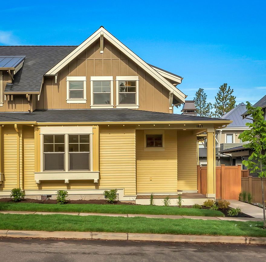 Nestled among the ponderosa pines on Bend's westside the Bungalows in Northwest Crossing are a beautiful place to call home. Unit 13 features the Abbot floor plan, and offers 1401 sq ft with 2 bedrooms, 2.5 bath, two-car garage. Designer finishes throughout including hardwood floors, stainless steel appliances, tile counters, tankless water heater & ductless heating/cooling. HOA maintains the exterior, including snow removal, gutter cleaning, and the recurring monthly fee includes water/sewer. The Bungalows offer an appealing location close to shopping, parks, schools, hiking and biking trails.
