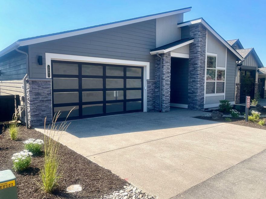 Gorgeous easterly views from this brand new single level home in Rivers Edge on Bend's west side. This beautiful, better than new home features upgraded finishes, new custom window coverings, open floor plan with great separation of bedrooms, vaulted ceilings, quartz countertops throughout and stainless appliances. Three large bedrooms plus an office that could be used as a fourth bedroom. Enjoy your morning coffee from your private back covered porch while watching the sunrise. Front yard is landscaped on drip irrigation and the backyard is a blank slate ready to design your perfect oasis. Convenient location, just minutes to downtown, the river trail, golfing, parks and shopping. Home comes with transferrable builders warranty. 
***PLEASE USE GOOGLE MAPS FOR DIRECTIONS!!! IT IS THE ONLY CORRECT MAPPING PROGRAM!***