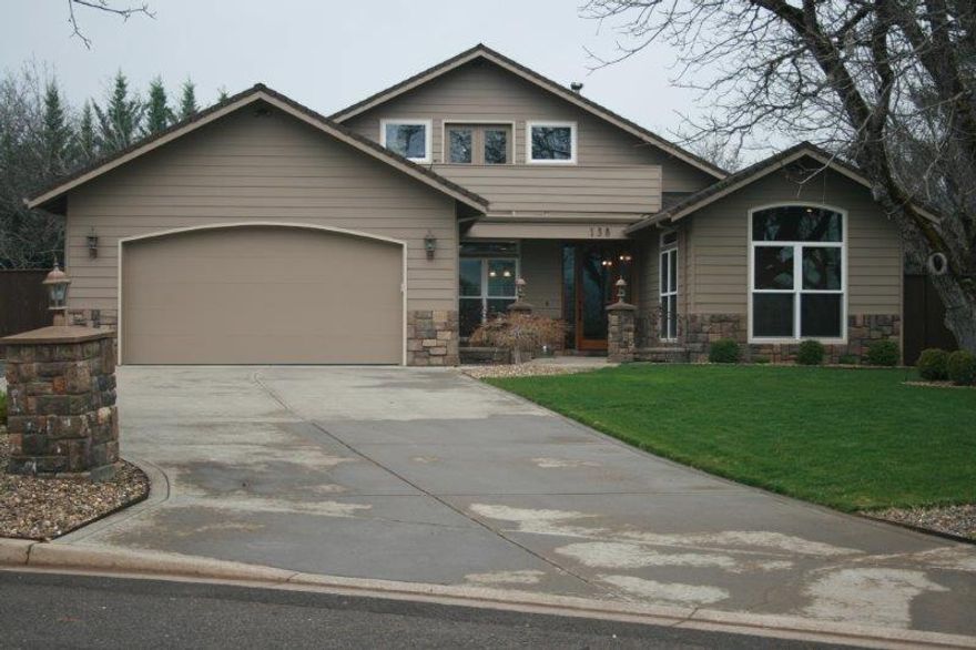 This exceptional home is sure to please the MOST selective buyer. It's also the BEST competitively priced home in the neighborhood! Enjoy this estate feel cul-de-sac where your home sits on .71 acres of manicured grounds with 9 walnut trees. Park your RV or toys behind a rolling 12ft gate with rocked RV parking. Bring your children and pets to enjoy the spacious fenced private back yard complete with tree house. As you approach the front entry let the private entrance with water feature welcome you into this open concept living space, where the heart of the home is the gourmet kitchen with GE 6 burner gas range, built in 64x61 in stainless double door fridge and freezer combo, built in Bosch dishwasher, GE Microwave, GE double oven, all framed by custom Maple cabinets and boost granite counter tops, walk in pantry, large eat at bar. Kitchen, living room, formal dining and entry all have new travertine tile floors. Enter into the warm open living area where you are greeted by a (cont)