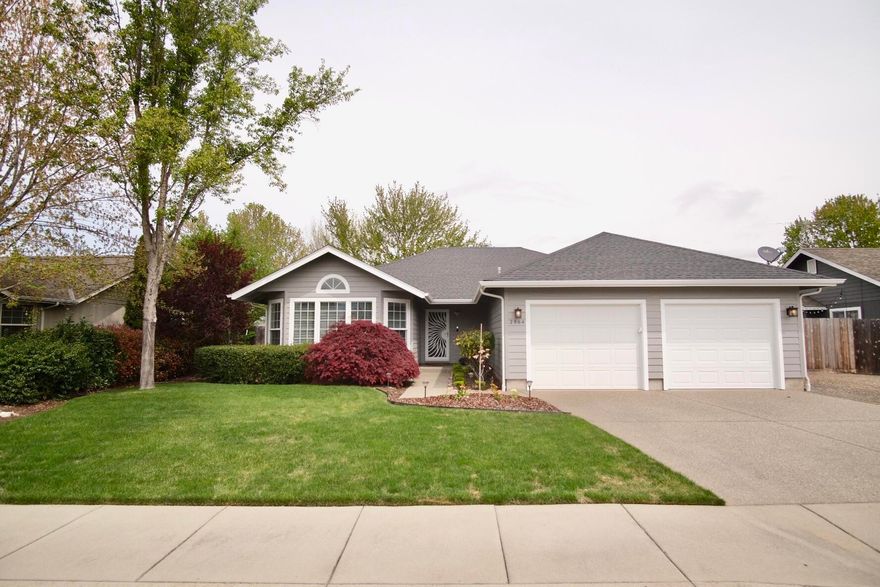 Don't miss it! Cute single level home on a larger city lot with plenty of recent updates, including paint, flooring, heat pump, and new garage door. Lots of low-maintenance landscaping in the back with a garden area and a fenced dog area on the side. All appliances stay! showings start 5/2!