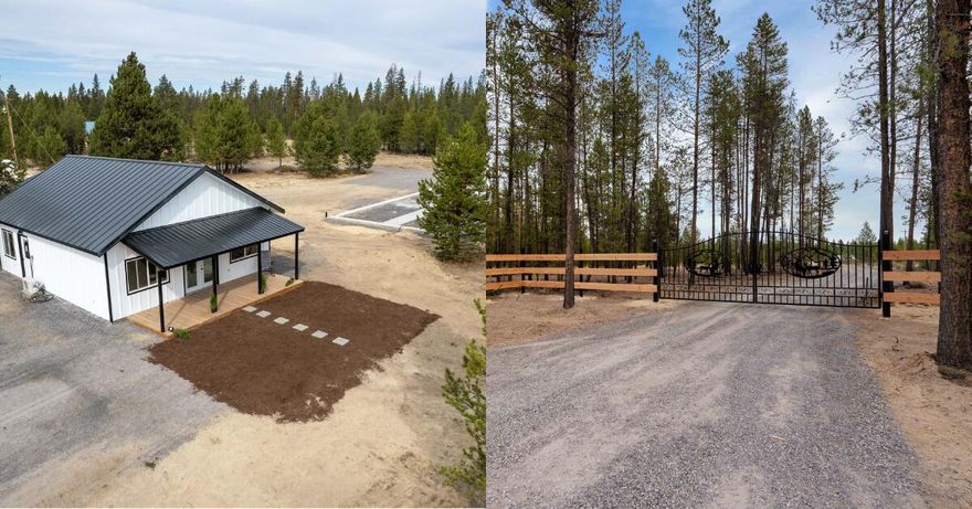 Welcome to peaceful antelope meadows 10 minutes SE of la pine in desirable upper Klamath county. 9+ acres w/ BLM on two sides. Go out your back gate & explore miles of forest. Property includes a workshop, RV pad, pump house w/ washer/dryer hook ups & a beautiful unfinished 896 sq ft multi use building. Property also includes a 30x76 manuf. home foundation, septic & new well! Includes propane dryer, security camera system (property has excellent high speed WiFi) Bring your ideas & make this property yours!