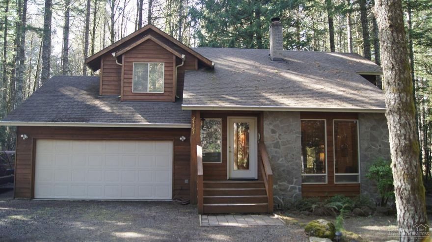 Don't miss out on this diamond in the forest. This beautiful home is ready to be your main residence or a great family get away. Imagine you and your family sitting by the cozy fireplace in this 3 bedroom 2.5 bath home. In the summer, you can hang out on the newly stained back deck that is nestled amongst some amazing evergreen pines. The home has been completely painted inside. Master bath has been remodeled. The attached two car garage has been finished with an extra storage rack. The fireplace has a new 4K insert. Along the garage is room for your RV or any other toys you might have.Great possibilities for an investment property being 15 minutes from Sandy Oregon or 15 minutes from Government camp and the Ski Bowl for skiing! Also only 30 minutes from Timberline Lodge!<br>