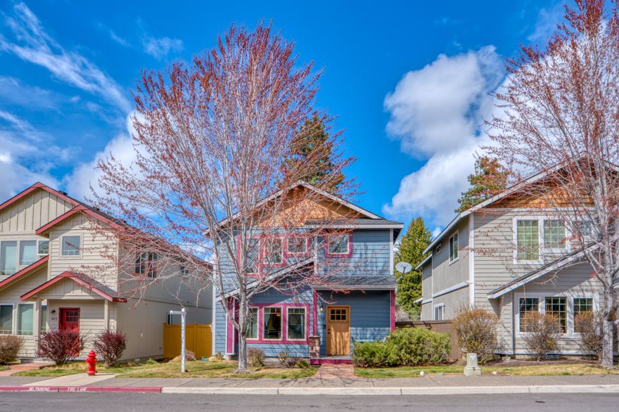 Charming home in quiet Bend neighborhood. No through traffic. 1.5 Miles to Shops at the Old Mill. This home has been lovingly cared for and is a fantastic opportunity for those wanting to soak in the Bend lifestyle or a savvy investor. Low HOA fees cover front landscaping/sprinkler blow out, street cleaning/snow removal. All upstairs bedrooms are large with vaulted ceiling. Guest rooms share a Jack-and-Jill bathroom. New high quality vinyl floors installed throughout downstairs. Open concept main level living with cozy gas fireplace in living room.  Nest thermostat and Ring doorbell will stay with house. Garage equipped with 240 Volt - 40 AMP Power for Level 2 Electric Vehicle Charging. NEMA 14-50 Connector ready for vehicle charger. Easy access to the expressway. Hurry! This Bend Gem will not last! Garage is currently being used to house property in preparation for movers. Currently able to be a Short Term Rental. Buyer to do own diligence regarding short term permitting.