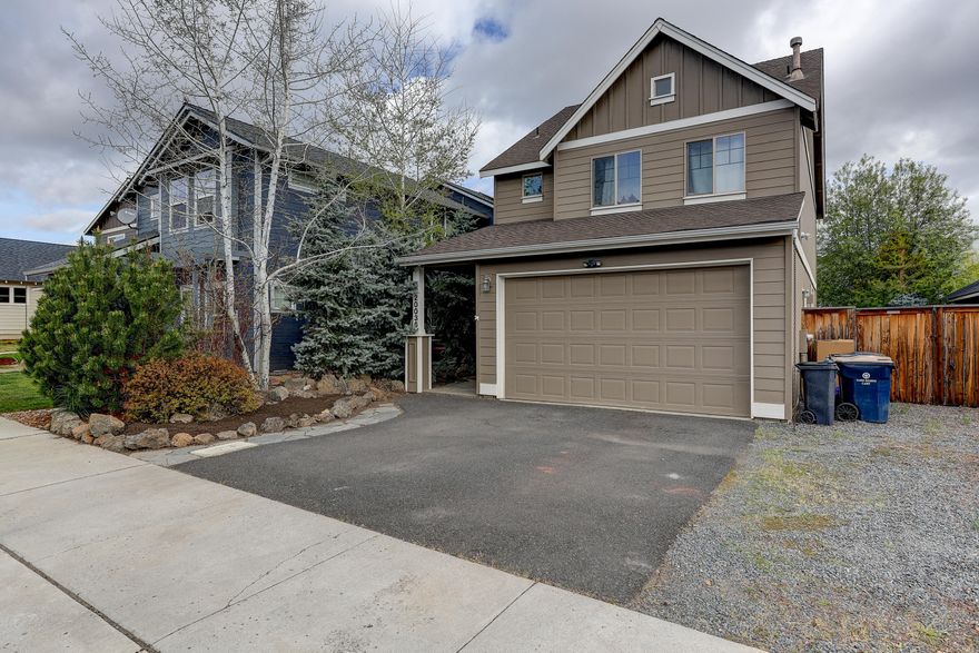 Picture your life in this updated and stylish home located in Southwest Bend. Just off Brookswood, you're only moments to the Old Mill, Downtown, and Deschutes River Trails. Inside you'll find a functional, modern layout. This space, that feels designer made, welcomes you home with new floors, new paint, fireplace, and an open great room floor plan. Outside you'll find a well cared for and manicured landscape with patio and outdoor propane fireplace for relaxing or entertaining at your leisure.   You really have to see this adorable home before it's gone.