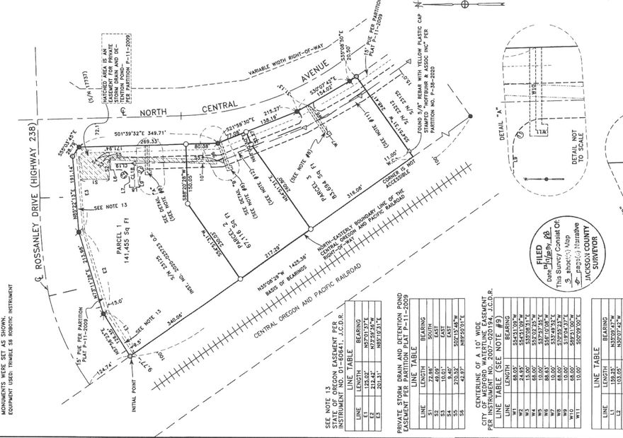 Well located land across from the Northgate Development.  Parcel at the corner of Hwy 238 and N. Central - I-L uses (e.g. Banks, Restaurant; office) permitted.  Owner would sell, land lease or build to suit.  Frontage Rd connecting the two entrances.  Owner has right to approve buyer and use.