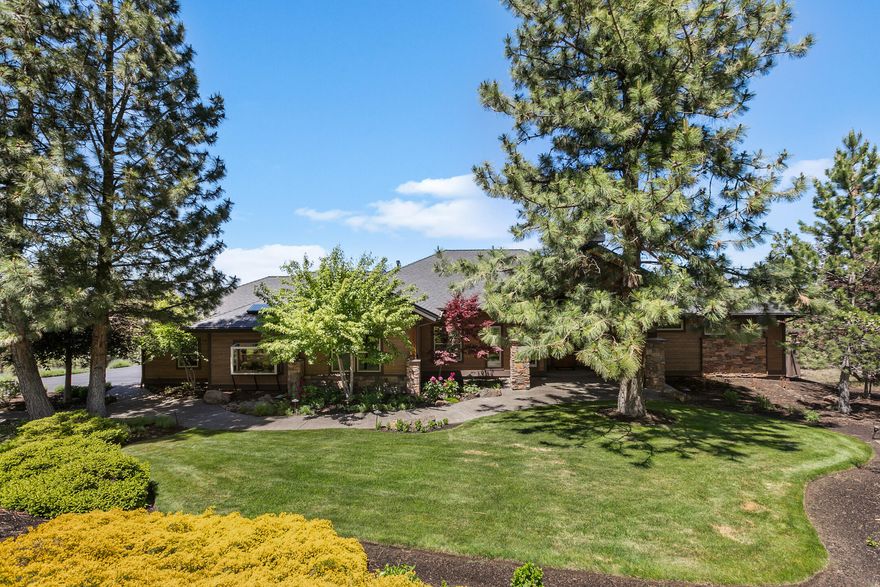 We've got views! Stunning ''take your breath away'' Cascade views from the moment you walk inside the entry way! First time on the market! Original owners birthed the home - and Wow! - Every detail, upgrade and pride of ownership is present. It is picture perfect! Manicured landscaping embraces the home and gorgeous decking to maximize the Cascade views and outdoor living. Easy access driveway and level entry to the main floor. Offering 3,378 sq.ft. with 3 bedrooms, 3 full bathrooms, 2 offices, media room, large bonus game room (could be 2nd family room), wine storage room.  Main floor with great room living, high ceilings, gourmet kitchen, Brazilian Cherrywood flooring and cabinetry, private master retreat, shower with dual heads for full body and private sundeck, 2nd bedroom-bath, office, laundry, garage access and indoor green house.  Lower level with 3rd bedroom-bath, office, media room, large game room, and wine storage. So many features to list – must come see for yourself!