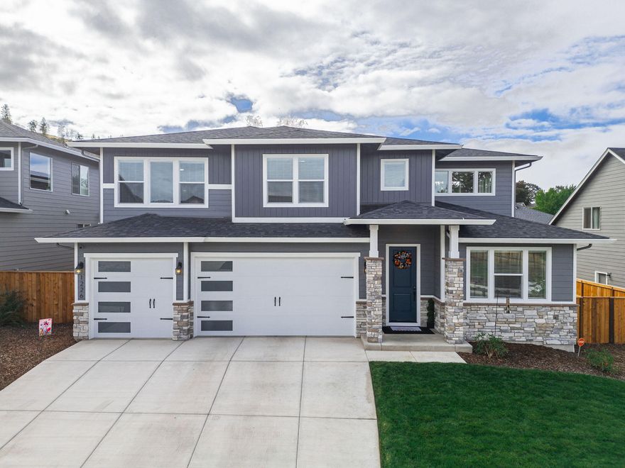 Located in the Eagle Point Golf Course Community, this home provides the perfect blend of Luxury, Comfort and Smart Living w/ Solar! This 3355 sq ft home with 3 Car Garage includes 4 Bedrooms + an Office, 3 Full Bathrooms and a Powder Room. 2 of the Bedrooms are Primary Suites.One on each level! The Spacious Great Room is light and bright with 18-foot ceilings,2 stories of windows and a gas fireplace.The Great room is open to the Gourmet Eat-In Kitchen with Custom Cabinets,Quartz countertops,extended Marble backsplash,Gas Stovetop,Large Island w/ reverse osmosis water spout at sink,Butler's Pantry and walk-in Pantry. Elegant Main Level Primary Suite features Spa-like Bathroom w/ free standing soaking tub,Frameless tiled shower,dual sinks,Walk-In closet, and water closet.The main level also includes a Custom Built Office,Formal Dining,and a private Pet restroom area.Upstairs is a loft area,the 2nd Primary Suite (currently used as a Game Room),2 more bedrooms, a Bathroom and Laundry.