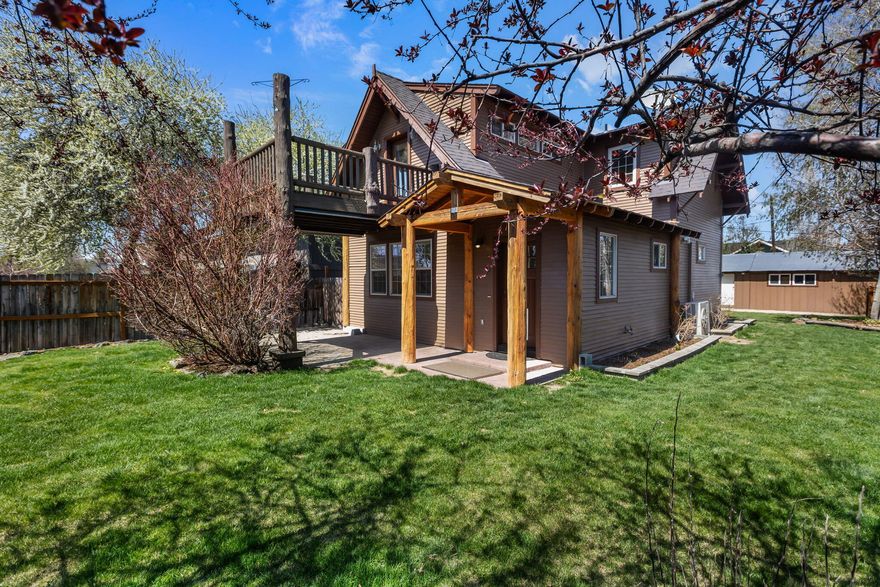 Charming Downtown Gem with Unique Character & Prime Location! Beautifully crafted to blend vintage charm with modern comfort and so close to the Box Factory, Old Mill, and Downtown. This solid built home offers extra thick walls for exceptional insulation and sound dampening, allowing you to be right in the middle of the action, while also able to enjoy peace and quiet at home. Stunning hardwood floors pulled directly from the original ''Old Mill'' add a rich and historic touch. The finished basement provides bonus space—perfect for an office, media room, or guest suite. Enjoy peekaboo mountain views from the upstairs balcony and bedrooms. The fully fenced yard is ideal for gardening, relaxing or entertaining, and the spacious lot offers exciting potential for expansion or a future ADU. The garage adds bonus storage and a workshop space. This rare downtown retreat won't last— schedule your showing today!