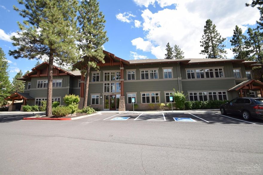 A 100% leased, 15,294 +/- SF professional building conveniently located in SW Bend off of Century Drive. Located across the street from the new OSU Cascades Campus. This 2 level building boasts grade level access on both upper and lower levels. The building is ADA compliant, providing elevator service and frost free sidewalks utilizing a glycol system.Neighborhood businesses include Cascade Lakes Lodge, Allison Dermatology, The Bend Bulletin, The Leffel Center and Marriott Towne Place Suites.