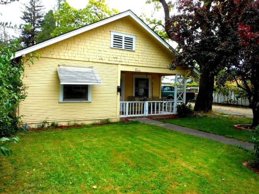 This property is perfect for the first time buyer or investor looking for something that pencils! The front cottage is a 2 bdrm 1 bath craftsman style floor plan with open living and dining, built-in's in the dining, nice kitchen, utility/storage room and full bath w/tub and shower. The second unit/guest house is detached and above the garage and is a 1 bdrm 1 bath. The front is currently vacant, and the back will be vacant in a week so it's the perfect time to move in and find your own tenant or share with a friend or family member. The front cottage has it's own front yard and private fenced back yard and normally rents in the $795 range. The second unit rents for $450 so if you buy and move into the cottage your payment could be a lot less than what you would rent for. This is an estate sale and sold in as-is condition. It needs a little TLC, but is priced to sell quickly!